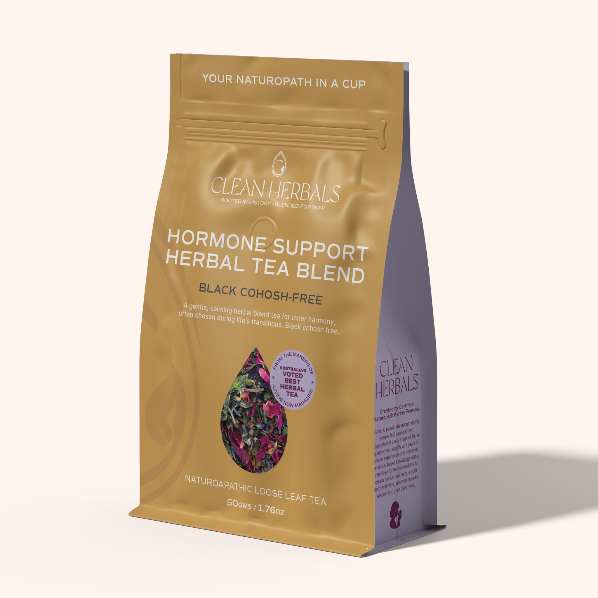 Hormone Support Herbal Tea Blend - Black Cohosh Free 50g