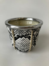 Load image into Gallery viewer, Yerba Mate Glass Cup, Eco- leather wrapped , hand made in Argentina.
