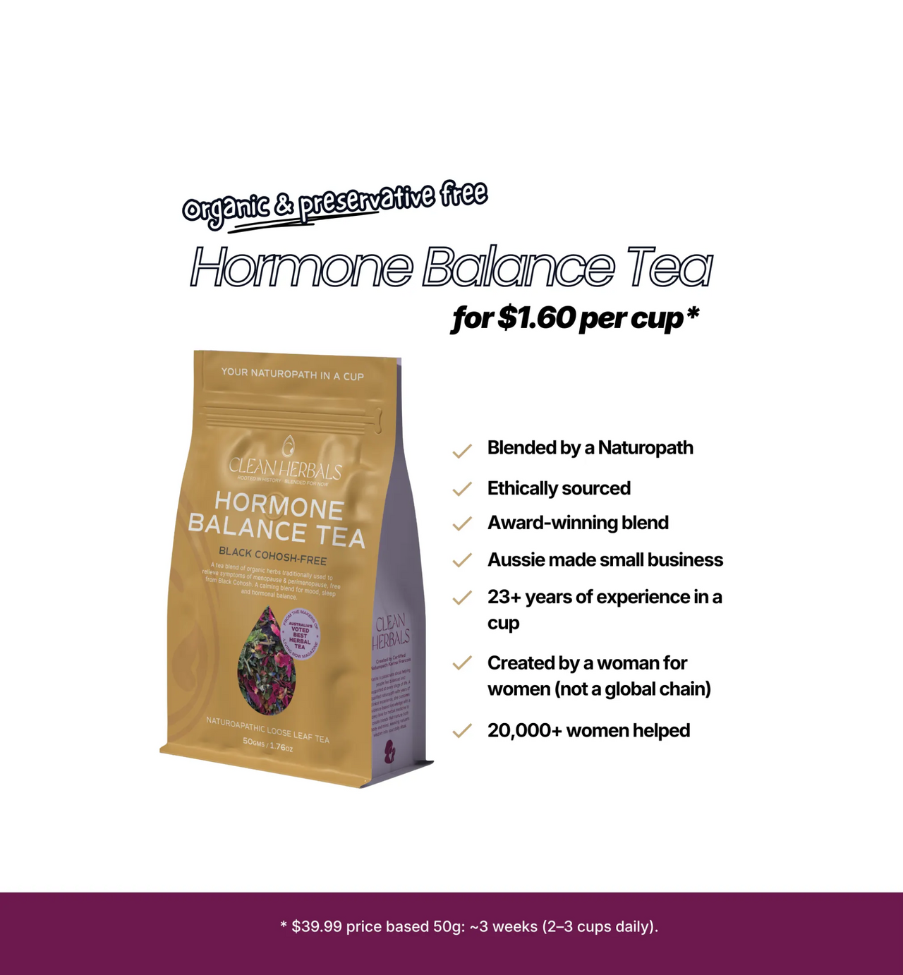 Hormone Balance Tea Blend 50g