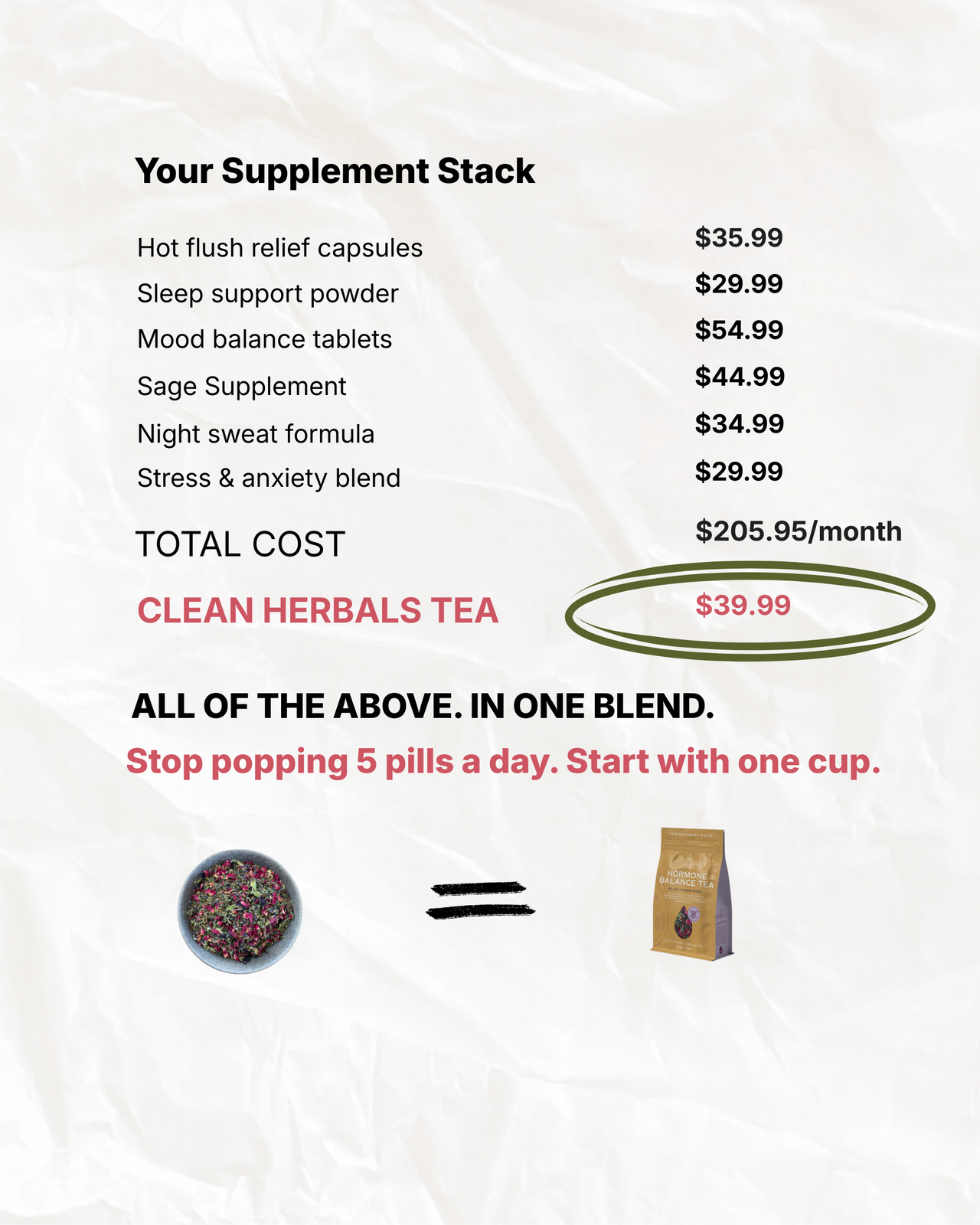 Hormone Balance Tea Blend 50g