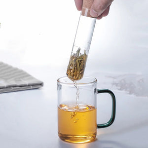 Pyrex Glass Tube Shape Tea Filter