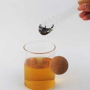 Pyrex Glass Tube Shape Tea Filter