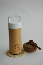 Load image into Gallery viewer, Portable Lid Bamboo Tea Thermo