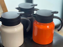 Load image into Gallery viewer, 1L Stainless steel double wall 304 thermal insulation coffee pot tea Stewed Teapot with handle