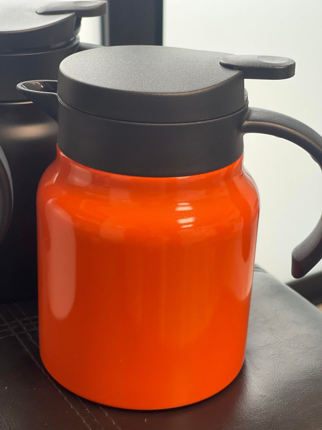 1L Stainless steel double wall 304 thermal insulation coffee pot tea Stewed Teapot with handle