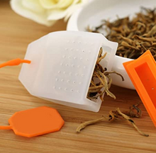 Load image into Gallery viewer, Silicone Tea InfUSer, Finegood ReUSable Safe Loose Leaf Tea Bags Strainer Filter With Six Colors