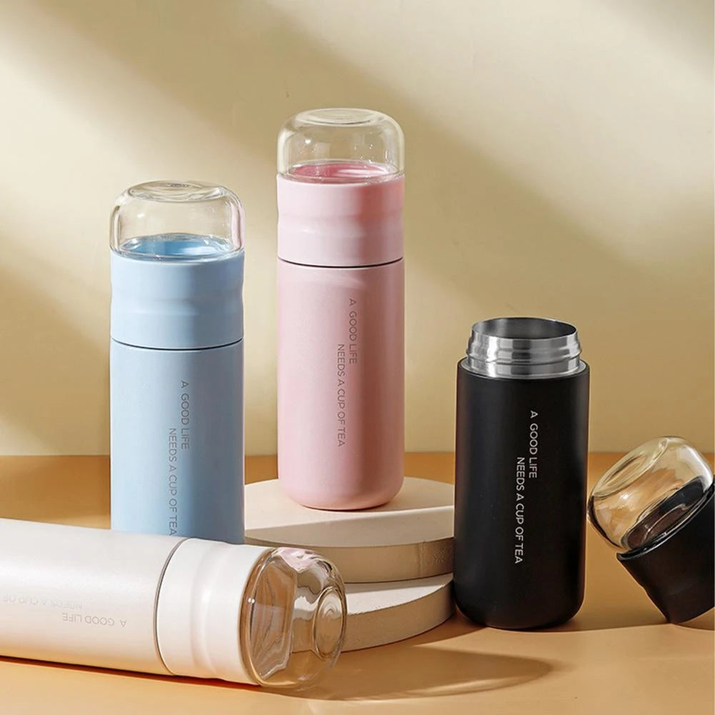 Tea in stainless steel thermos on sale